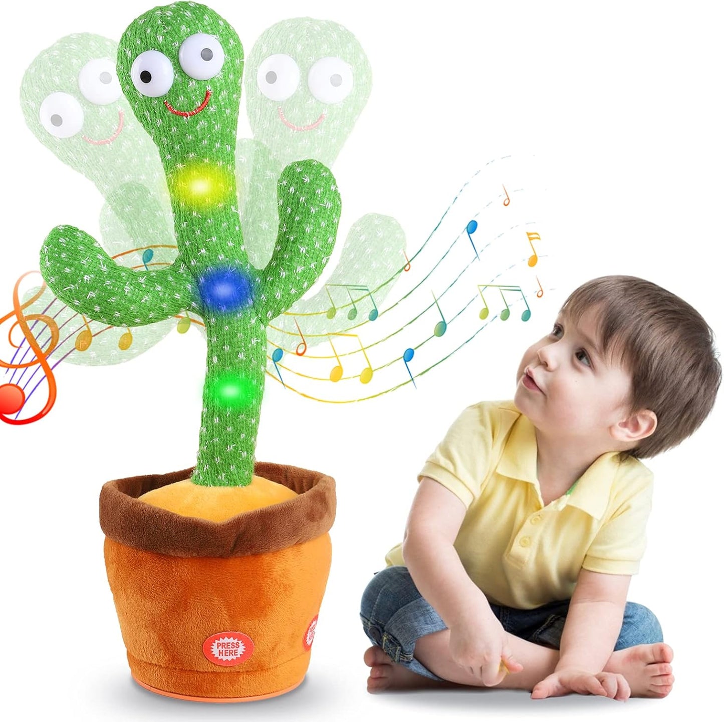 CactusBuddy | Herhaalt woorden en zingt mee - Interactief speelgoed