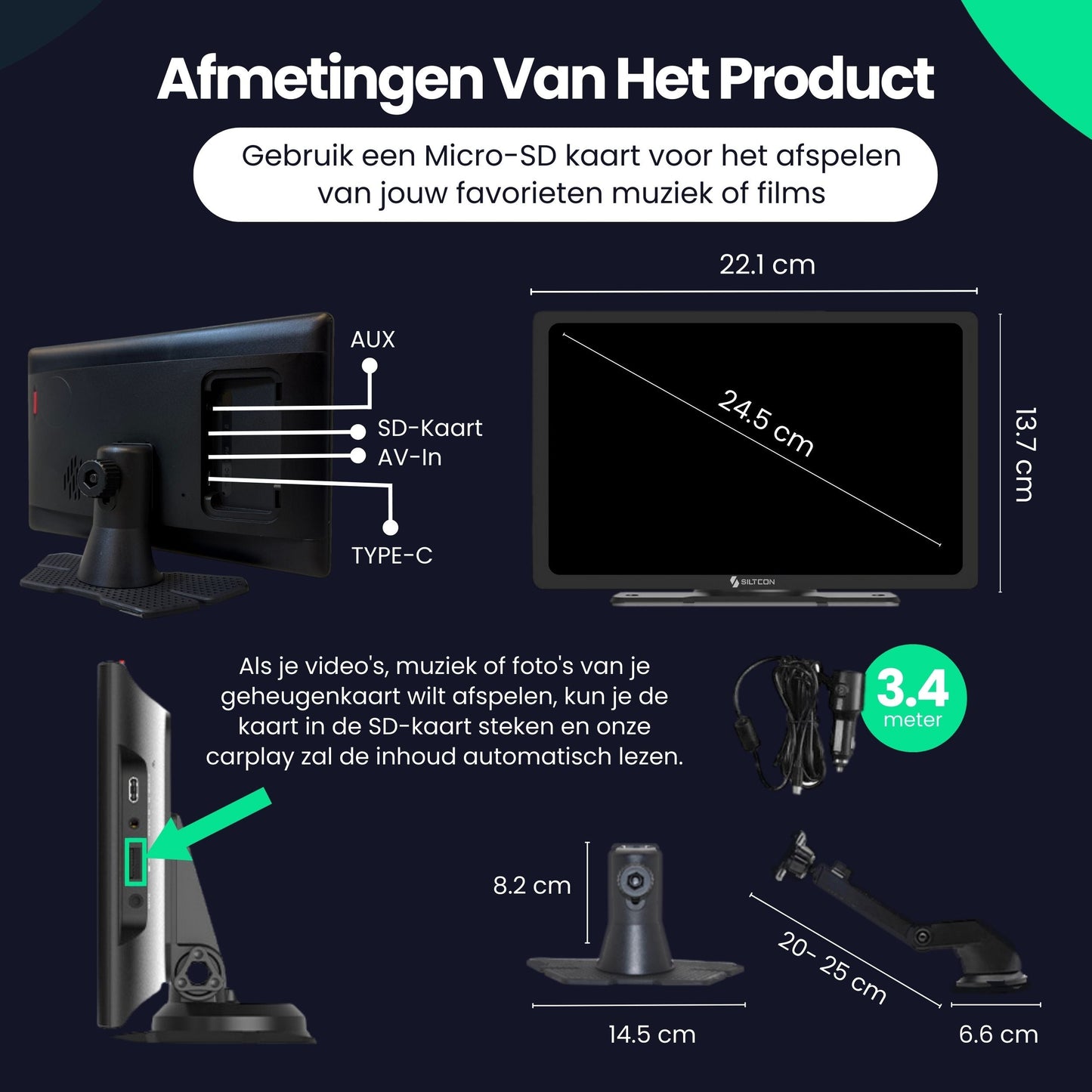 Carplay Scherm / Android Auto
