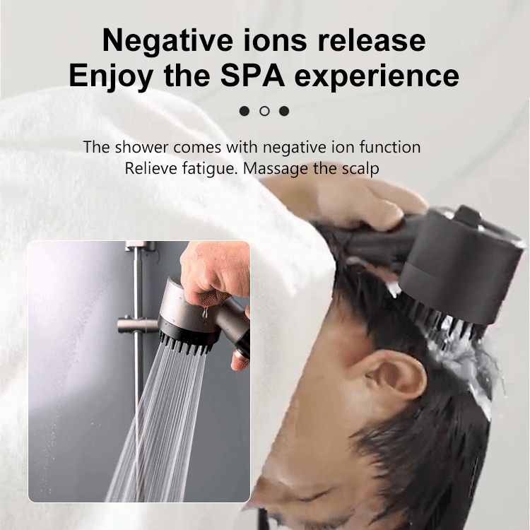 Kammay Shower – 4-in-1 Luxe Douchekop voor Huidverzorging en Ontspanning