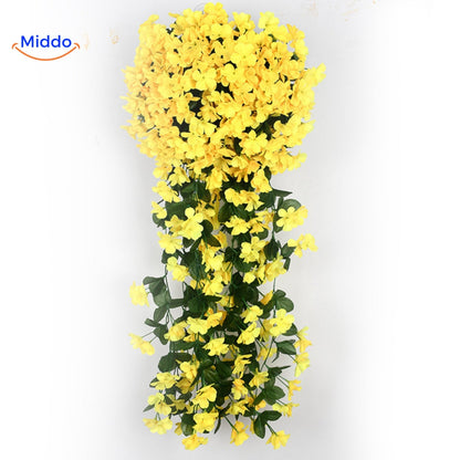 Charmante Orchideeën Cascade | Kunstbloemen voor Elke Gelegenheid en Elk Seizoen
