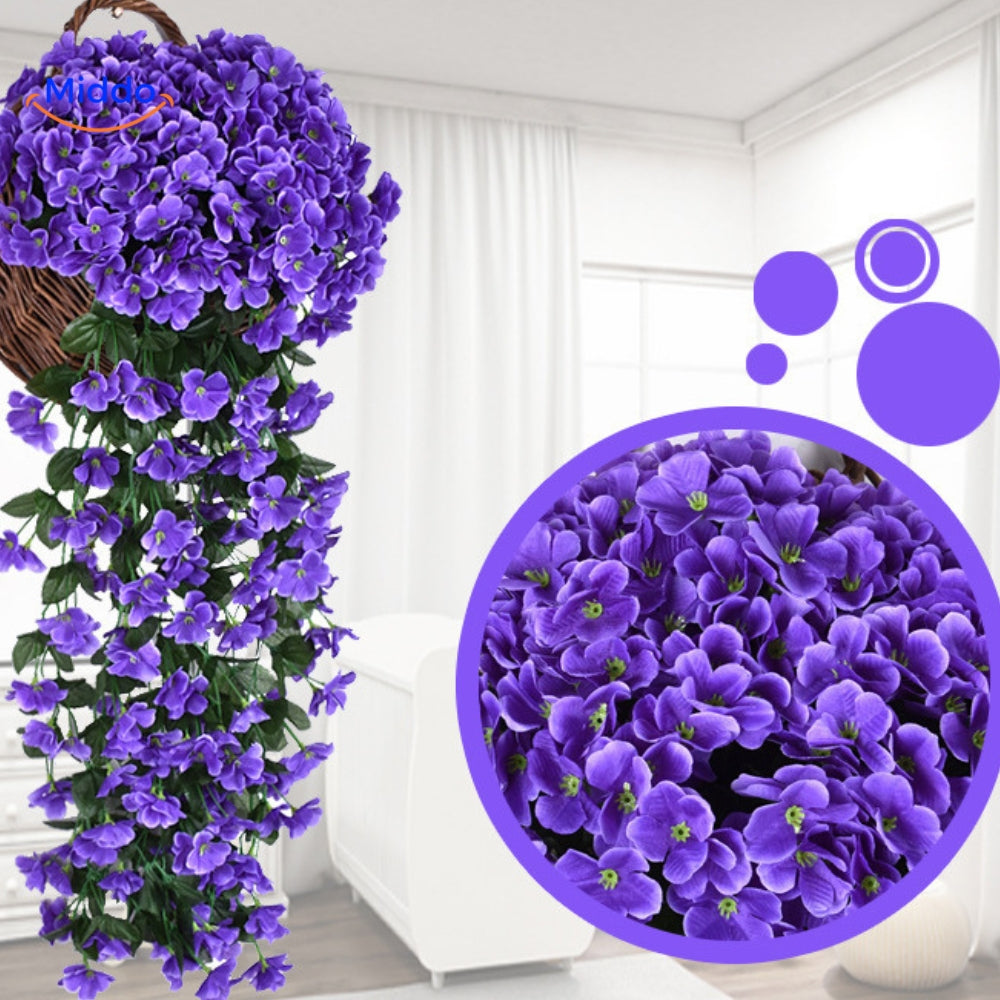 Charmante Orchideeën Cascade | Kunstbloemen voor Elke Gelegenheid en Elk Seizoen