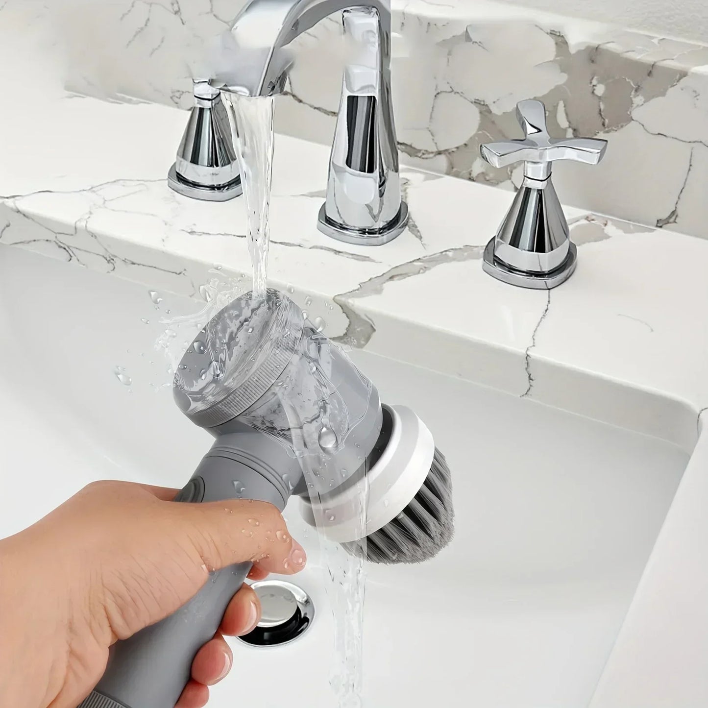 De Ultieme Draadloze Reinigingstool scrubber  6-in-1