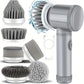 De Ultieme Draadloze Reinigingstool scrubber  6-in-1