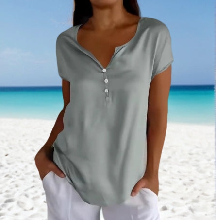 Stijlvol & Comfortabel V-Hals Shirt – Perfect voor Elke Dag